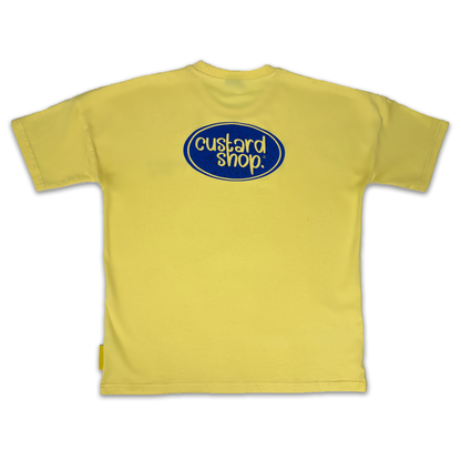 Oval Print T-Shirt | Yellow