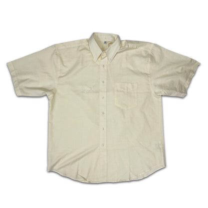 Custard Reclaimed Light Yellow Shirt | Size XL