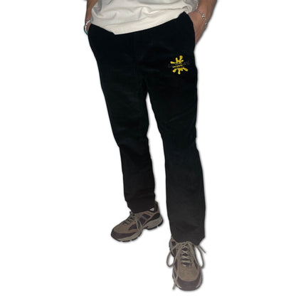 Custard Reclaimed Black Corduroy Trousers | Size 34"