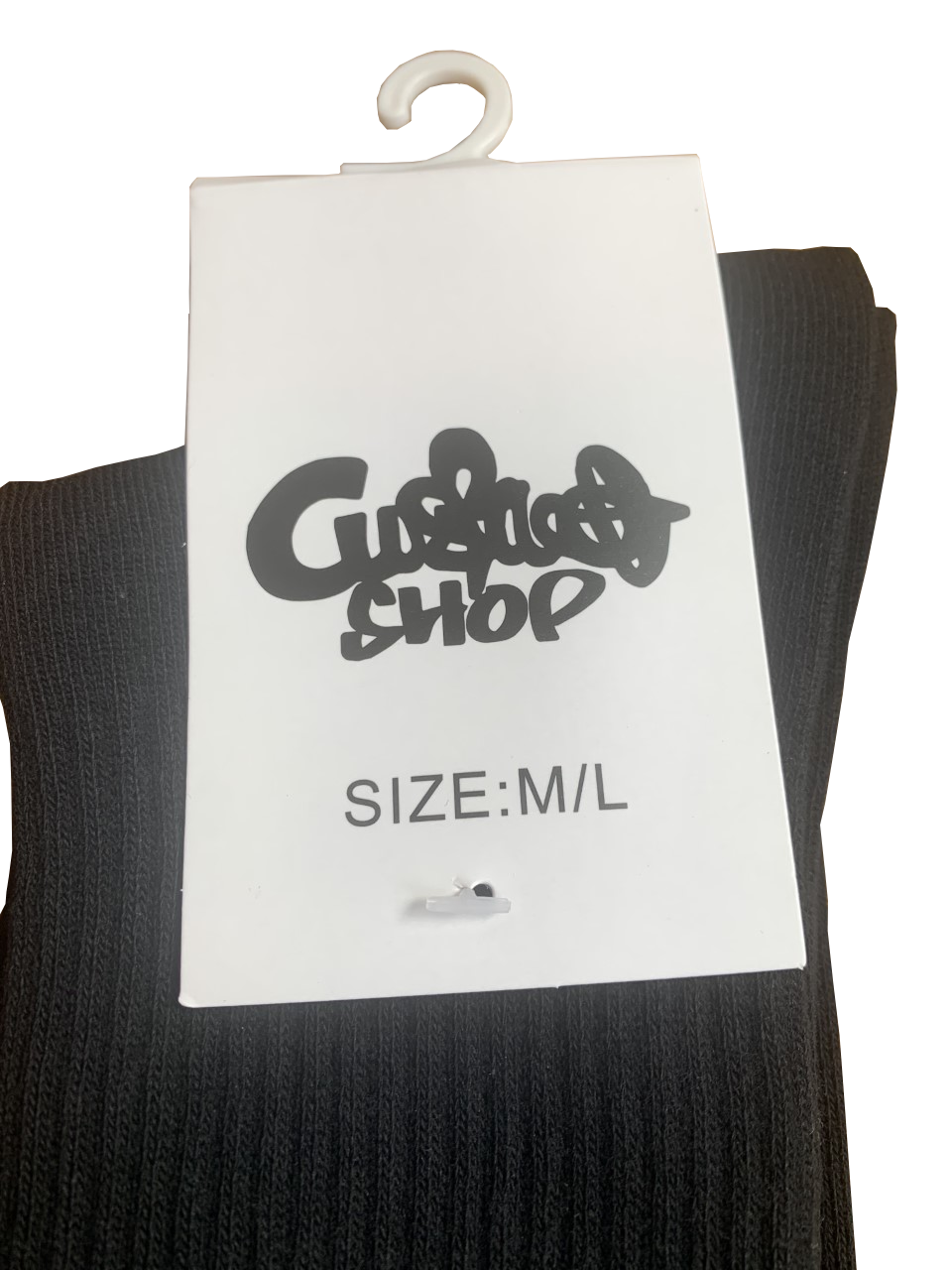 Custard Shop Logo Socks | Black Custard Shop Official