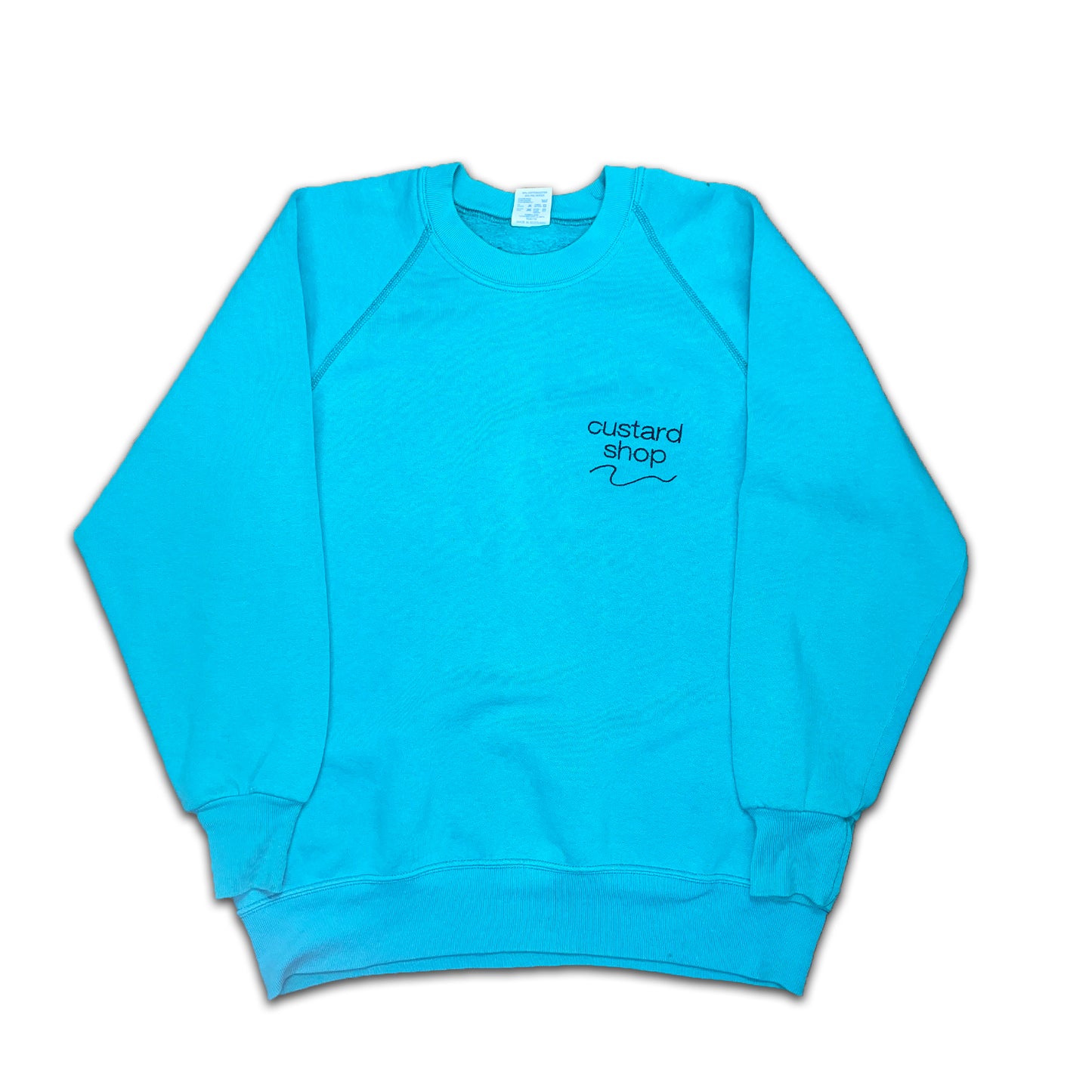 Custard Reclaimed Sky Blue Sweatshirt | Size XL