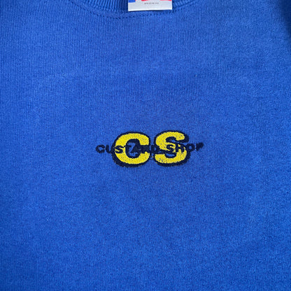 Custard Reclaimed Blue Sweatshirt | Size Small Custard Shop Official