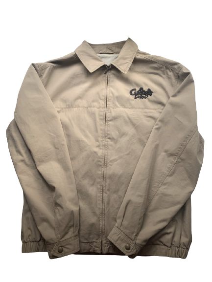 Custard Reclaimed Cream/Beige Bomber Jacket | Size Large Custard Shop Official