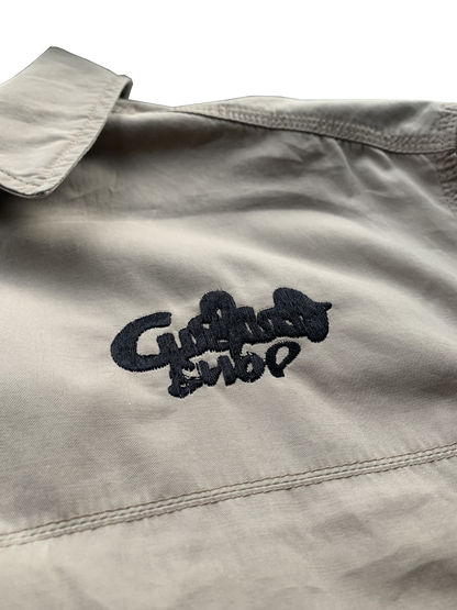 Custard Reclaimed Cream/Beige Bomber Jacket | Size Large Custard Shop Official