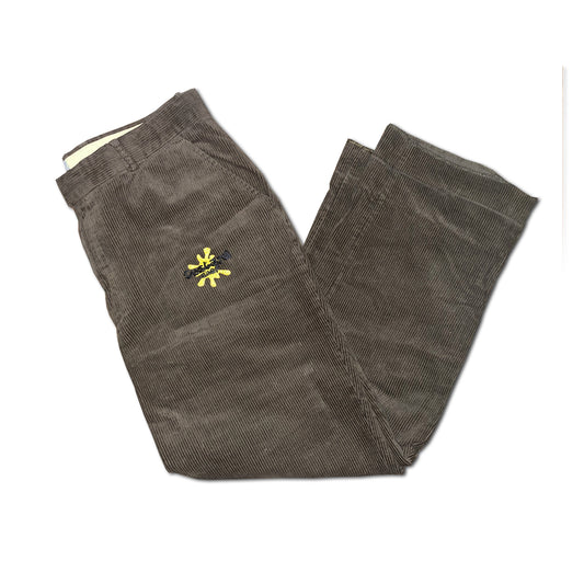 Custard Reclaimed Brown Corduroy Trousers | Size 36"