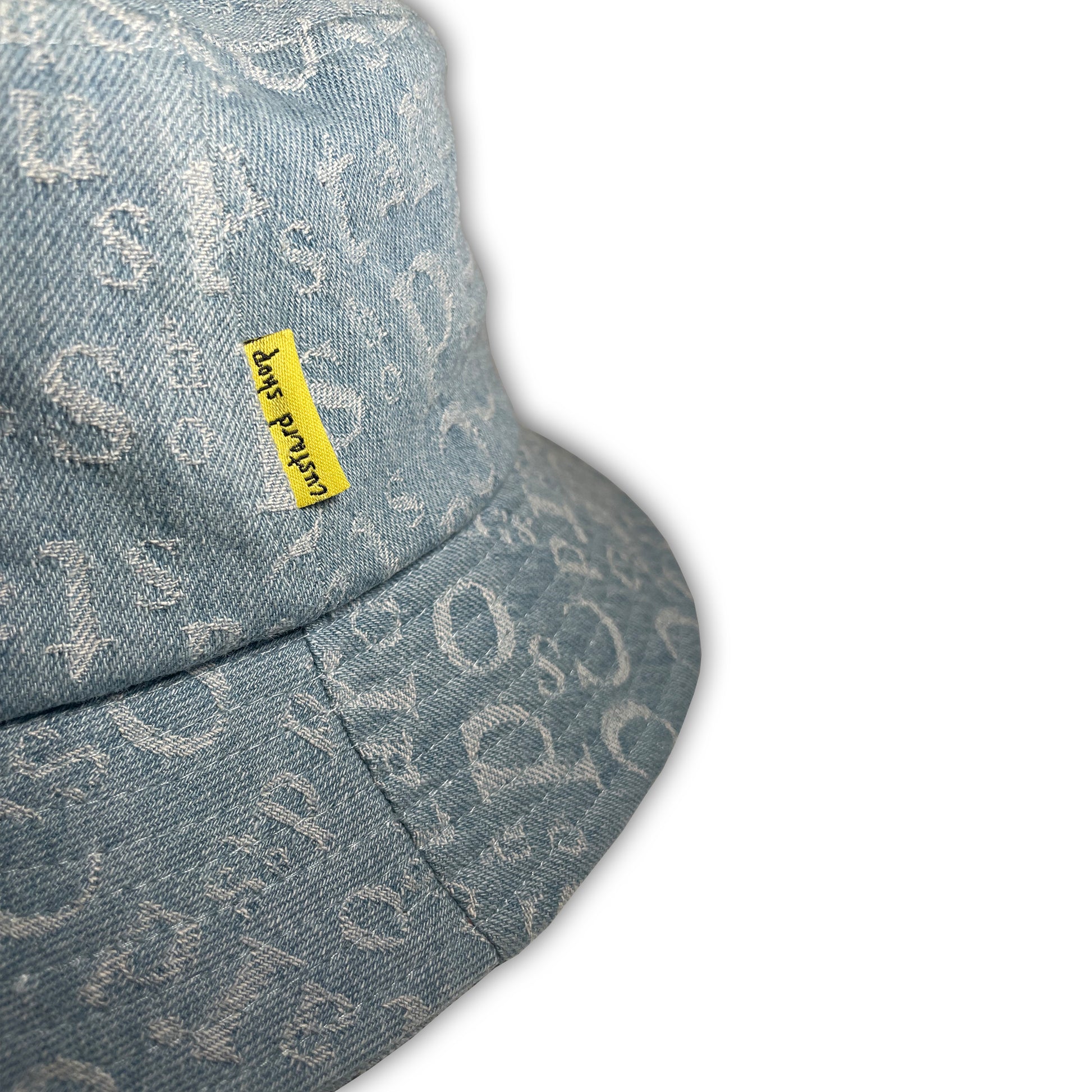 Custard Shop Official Denim Bucket Hat | One Size Custard Shop Official
