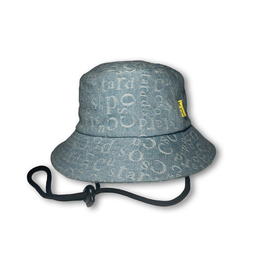 Custard Shop Official Denim Bucket Hat | One Size Custard Shop Official