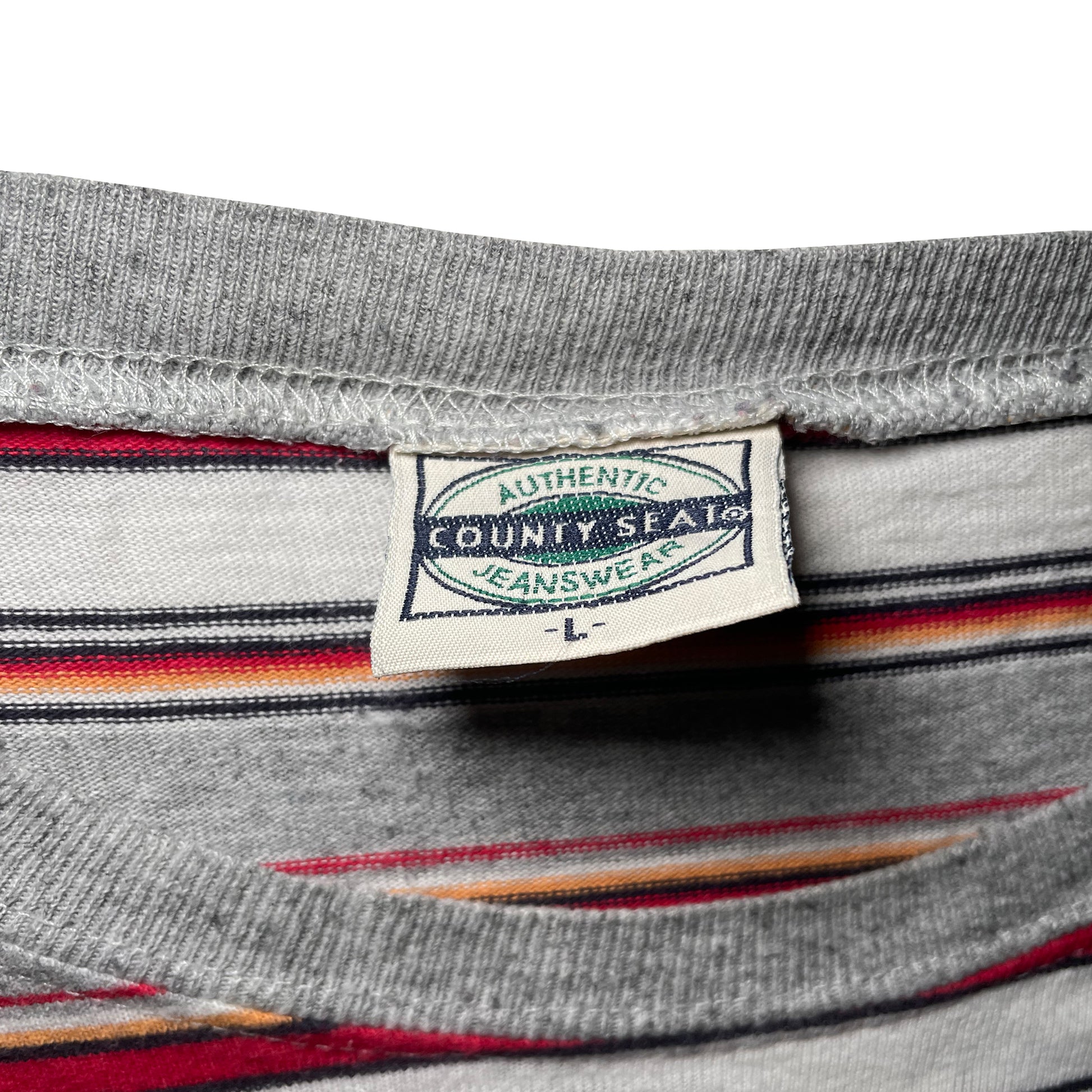 Custard Reclaimed Striped T-Shirt | Size Large Custard Shop Official