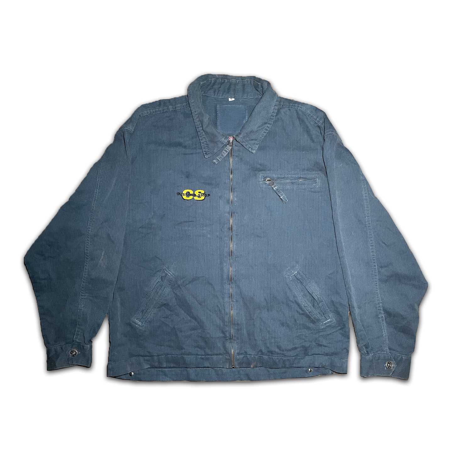 Custard Reclaimed Corduroy Full-Zip Jacket | Size Large
