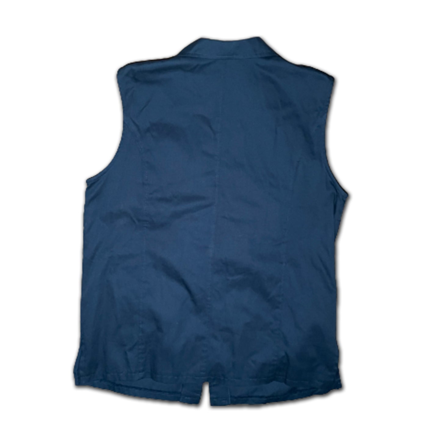 Custard Reclaimed Navy Fishing Vest | Size Large Custard Shop Official