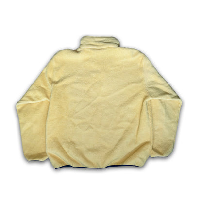 Custard Reclaimed Yellow 1/4 Zip Fleece | Size Medium