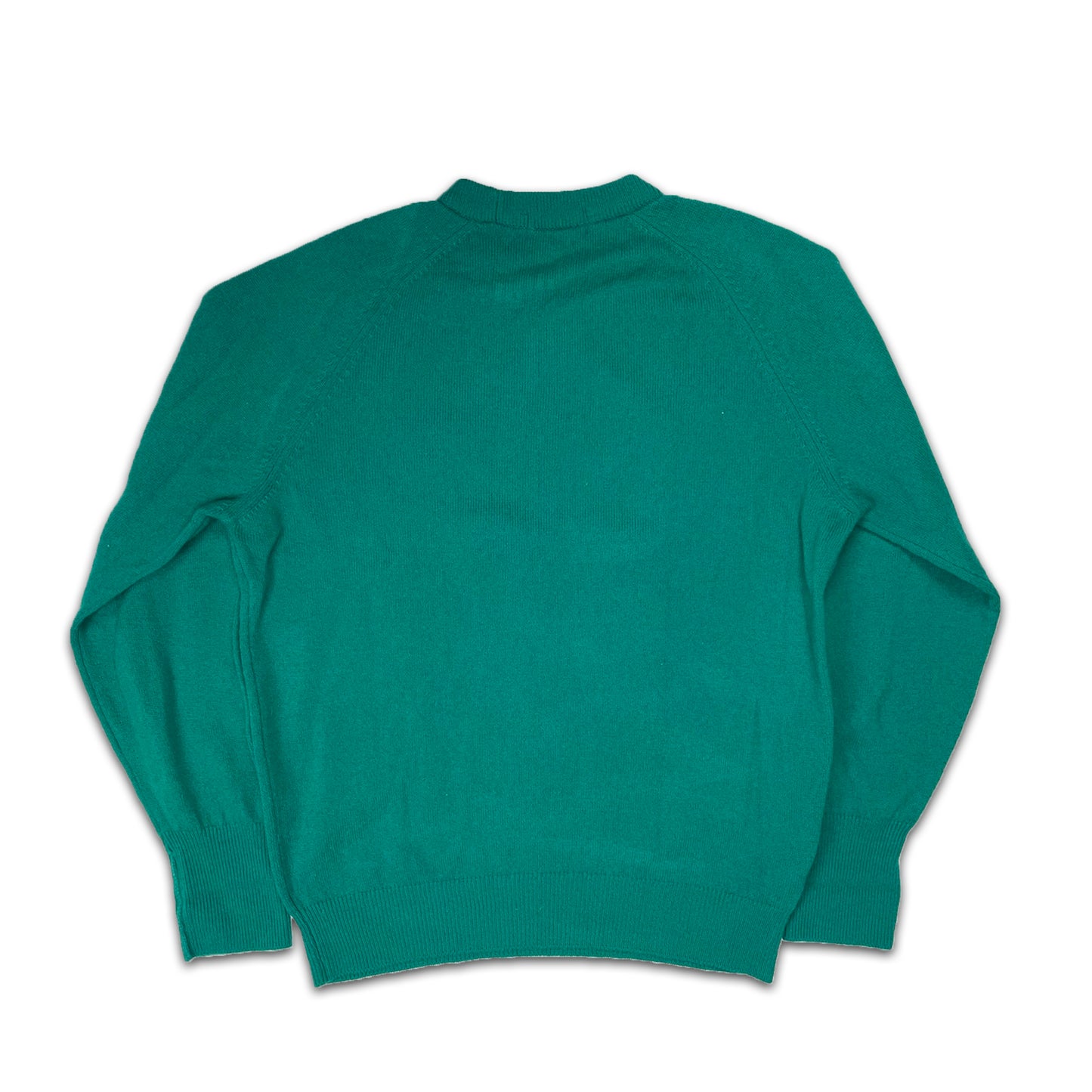 Custard Reclaimed Emerald Green Jumper | Size Large