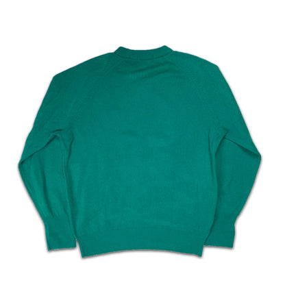 Custard Reclaimed Emerald Green Jumper | Size Large