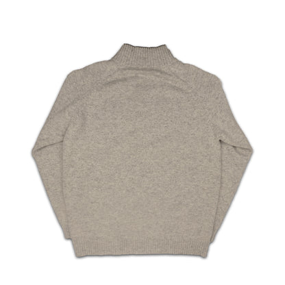 Custard Reclaimed Grey 1/4 Zip Fleece | Size Medium
