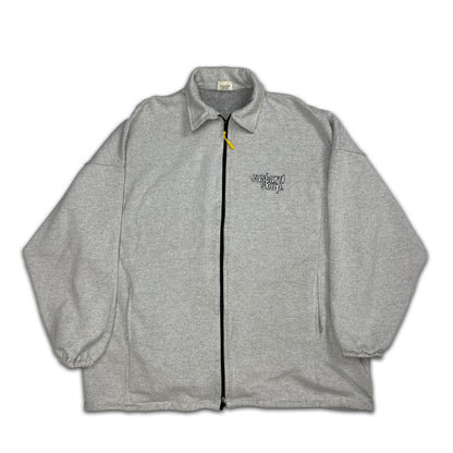 Custard Reclaimed Grey Full-Zip Fleece Jacket | Size XL