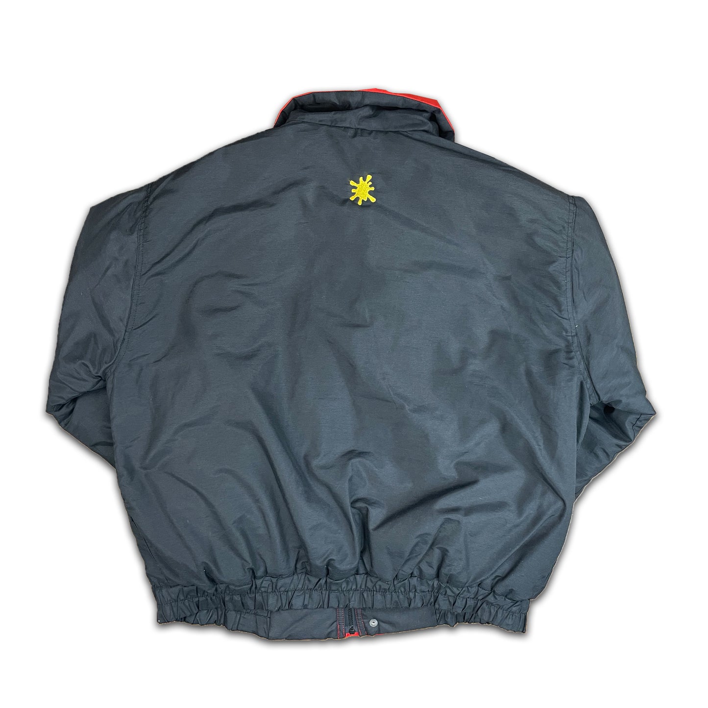 Custard Reclaimed Black Puffer Jacket | Size Large