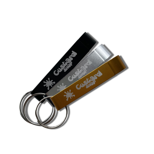 Custard Shop Metal Bottle Opener Keyring Custard Shop Official