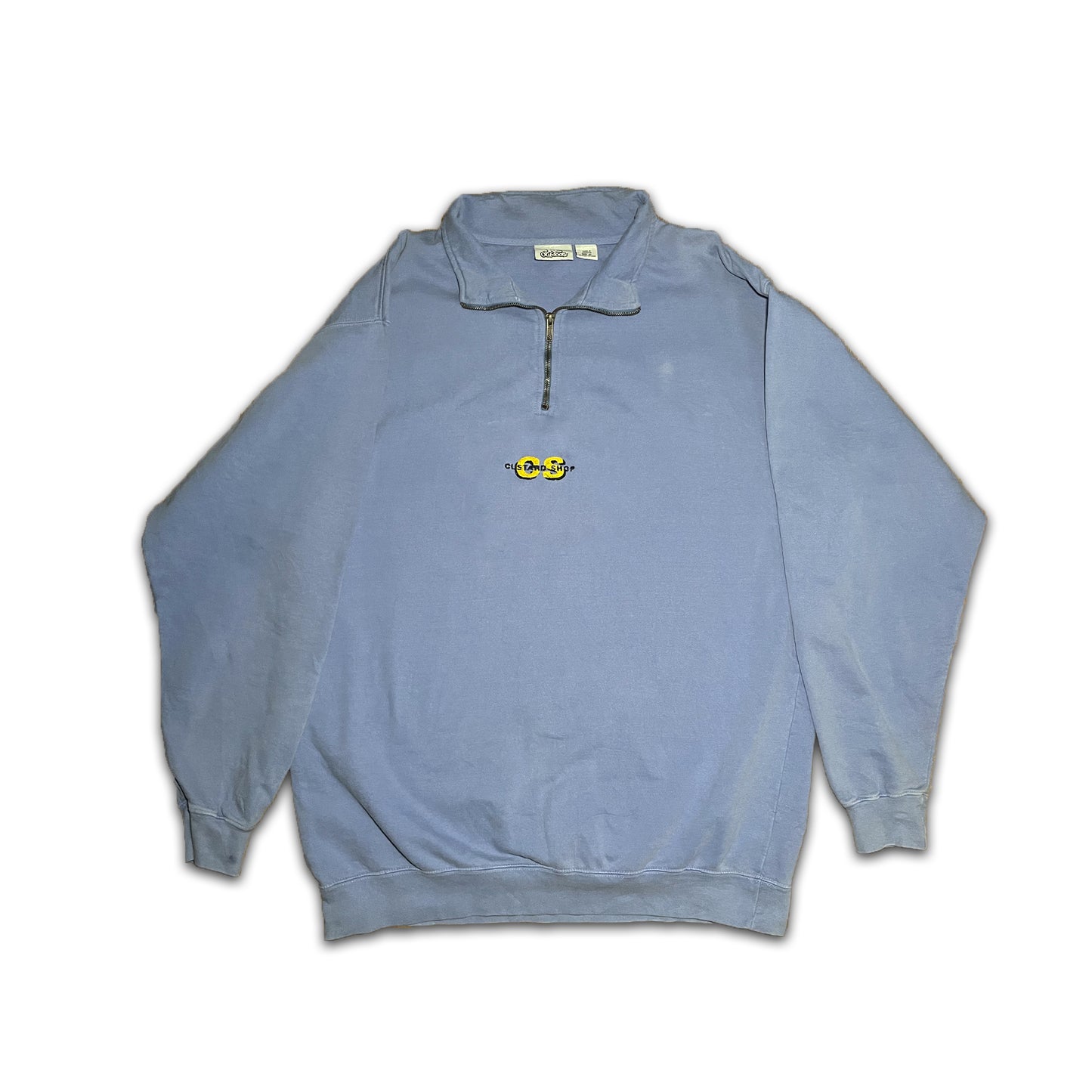 Custard Reclaimed Lilac 1/4 Zip Sweatshirt | Size XL