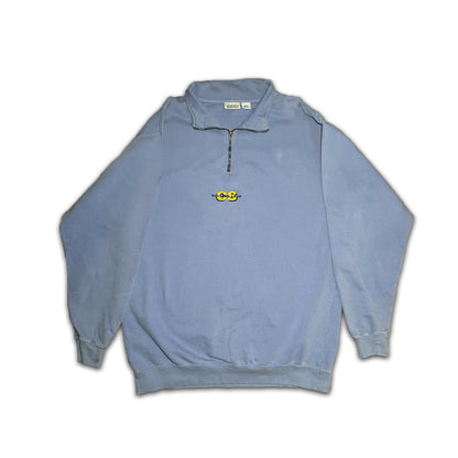 Custard Reclaimed Lilac 1/4 Zip Sweatshirt | Size XL