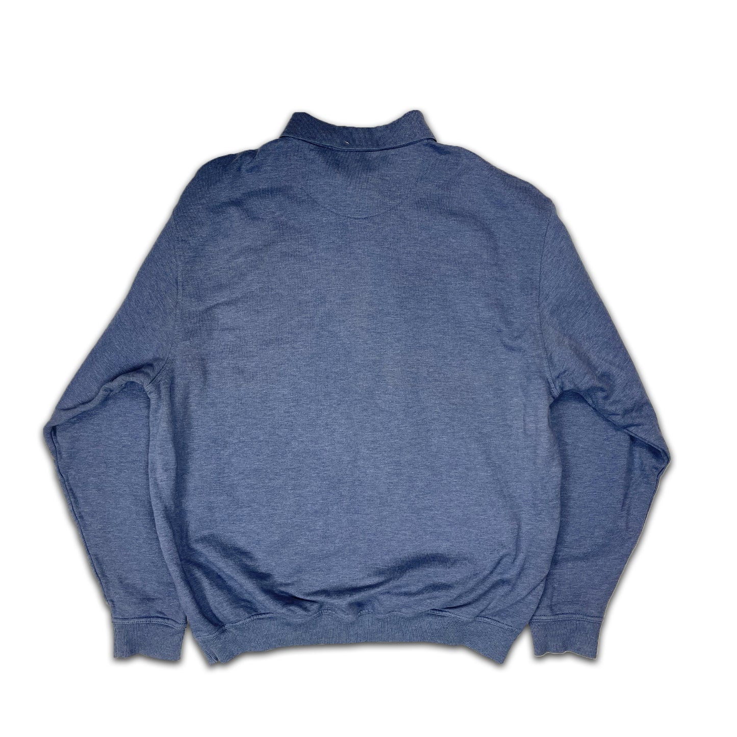 Custard Reclaimed Navy Polo Shirt | Size Large