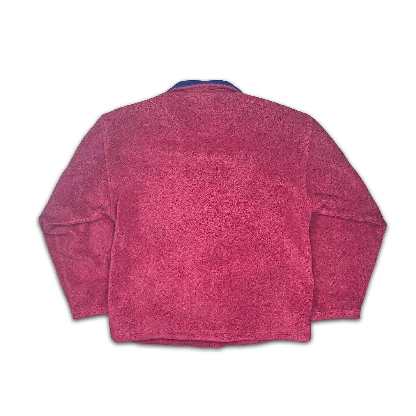 Custard Reclaimed Red Full-Zip Fleece | Size Large