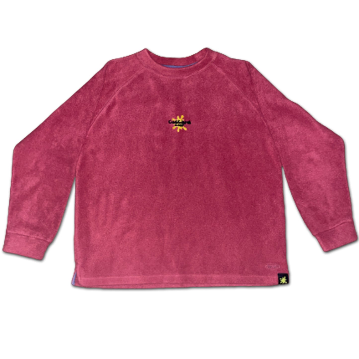 Custard Reclaimed Red Fleece Sweatshirt | Size Large Custard Shop Official