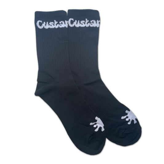 Custard Shop Splodge Socks | Black Custard Shop Official