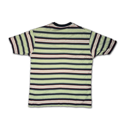 Custard Reclaimed Striped T-Shirt | Size Large