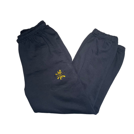 Custard Reclaimed Navy Tracksuit Bottoms | Size Small Custard Shop Official