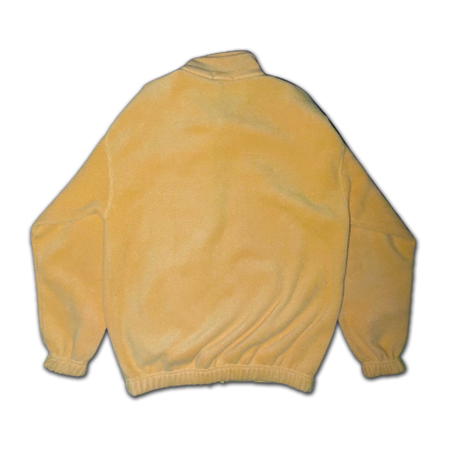 Custard Reclaimed Yellow Full-Zip Fleece | Size Medium Custard Shop Official